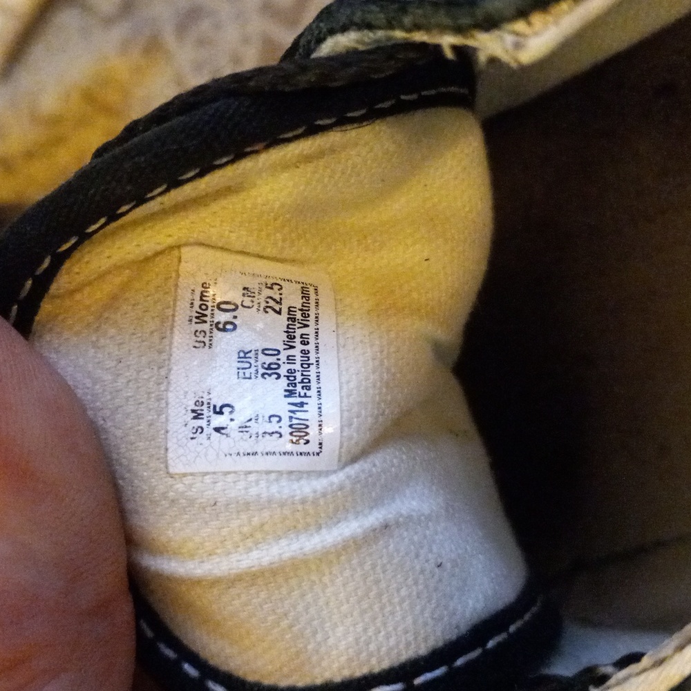 Vintage old school flamed Vans shoes - Picture 5 of 5